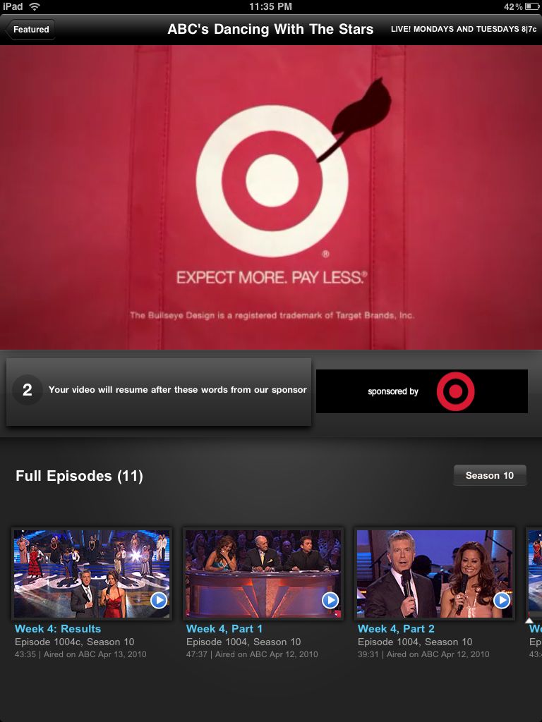 ABC Target Video Ad and Companion Unit