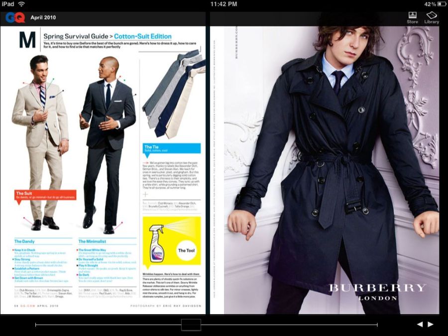 GQ Burberry ad Landscape